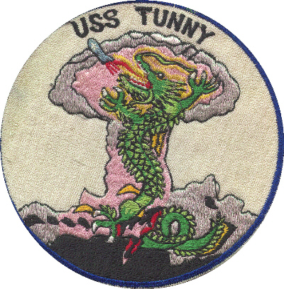 Tunny SSG 282 Ships Patch designed by Owen O'Connor 1960