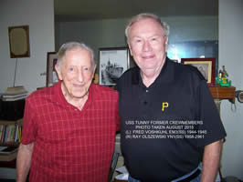 Fred Voskuhl and Boat Yeoman Ray Olszewski