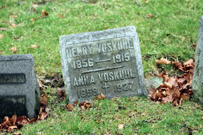 Fred's parents grave site  Allegheny Cemetery, Pittsburgh, PA