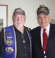 David Buehn (left) and Tunny CO Bill Green (Right)