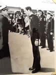 Francis Justin Busemeyer Receiving Bronze Star - Courtesy of Nephew John Bach and Busemeyer Family