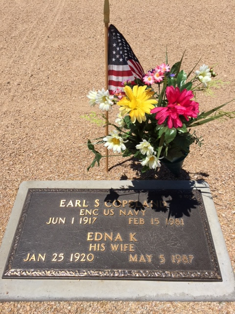 Earl Samuel Copeland Grave Marker