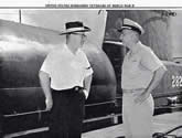 Robert Donald Melim (Tunny CO) and Howard Herman Currier (WW II Tunny Veteran)