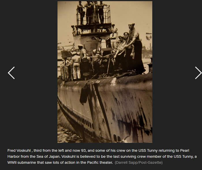 Tunny WW II Docking at Pearl Harbor After a Patrol